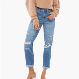 JustFab boyfriend jeans